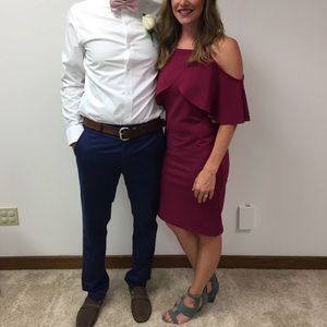 Off the shoulder dress